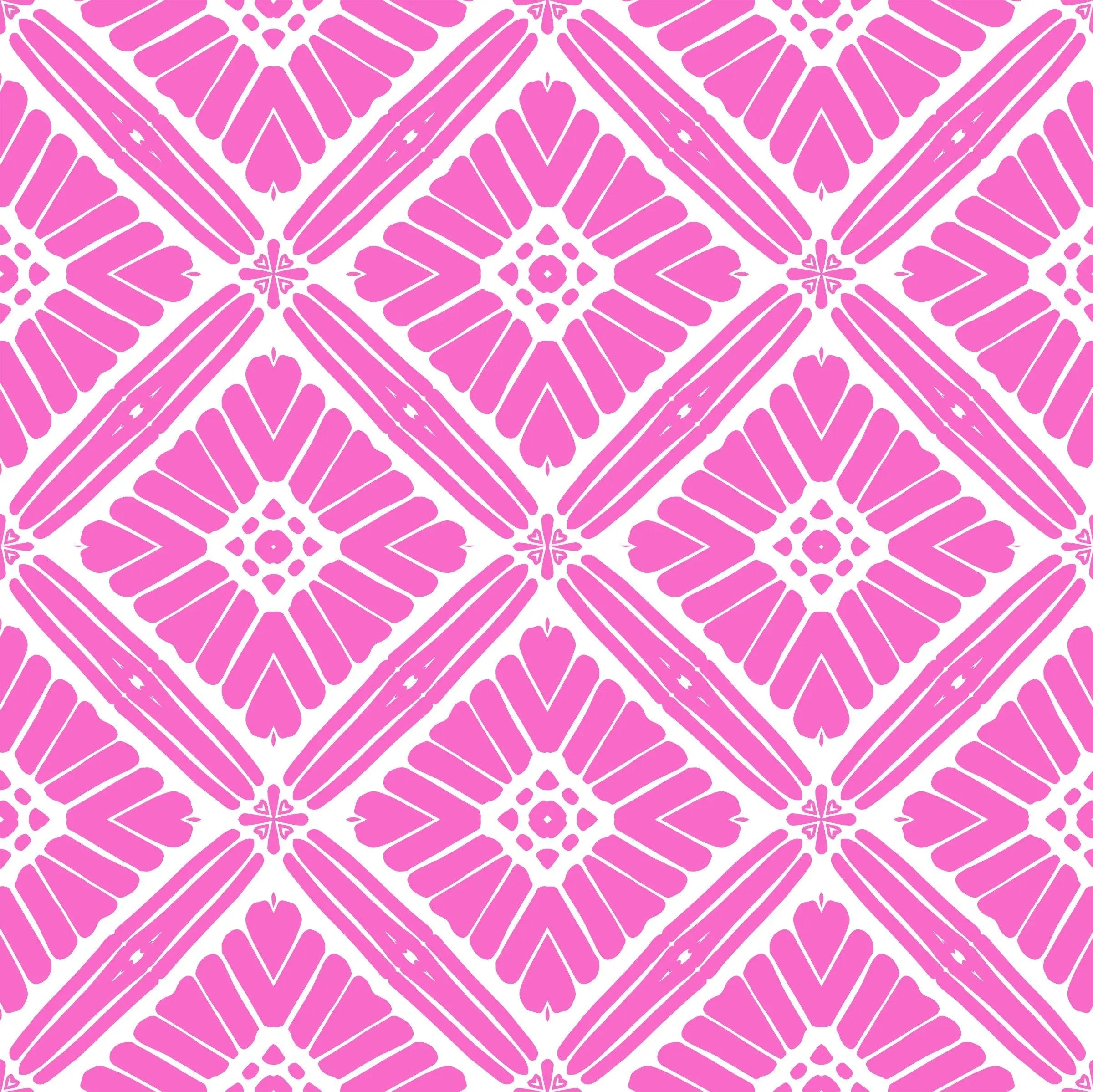 New Canaan Tunic Top Flutter Sleeves In Tiki Bar Pink Katherine Way